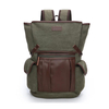 large green Canvas Backpack for school