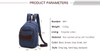 mini Khaki Canvas Backpack For work