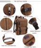 durable Coffee Canvas Backpack for youth