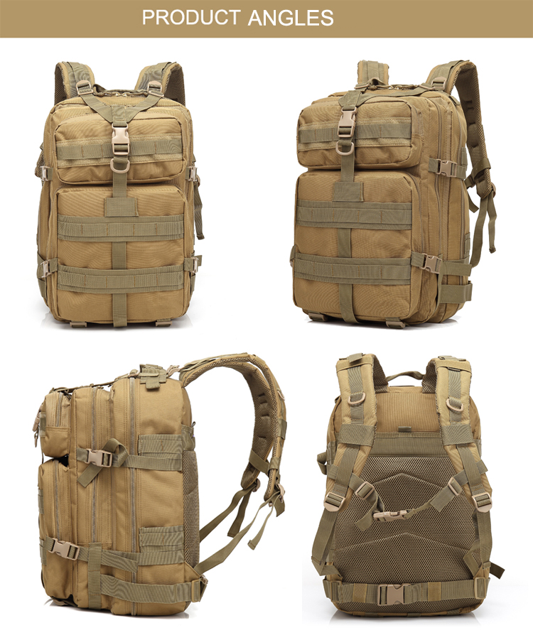 45L military tactical outdoor assault backpack camouflage bag 