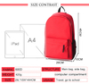 Outdoor travel 600D nylon school backpack custom bag