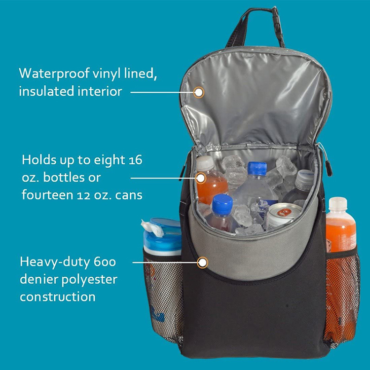 Car seat back trash can detachable hanging garbage backpack 