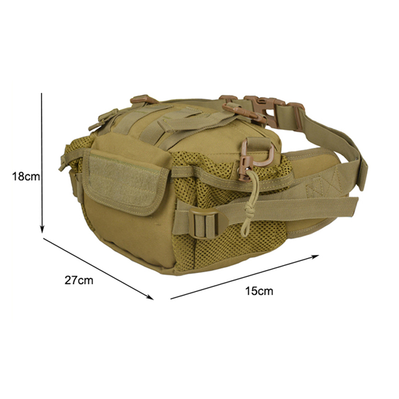 army camouflage tactical riding travel mountaineering waist bag