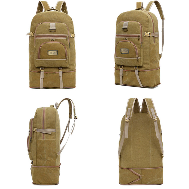 Manufacturer large canvas travel rucksack bag mountaineering backpack