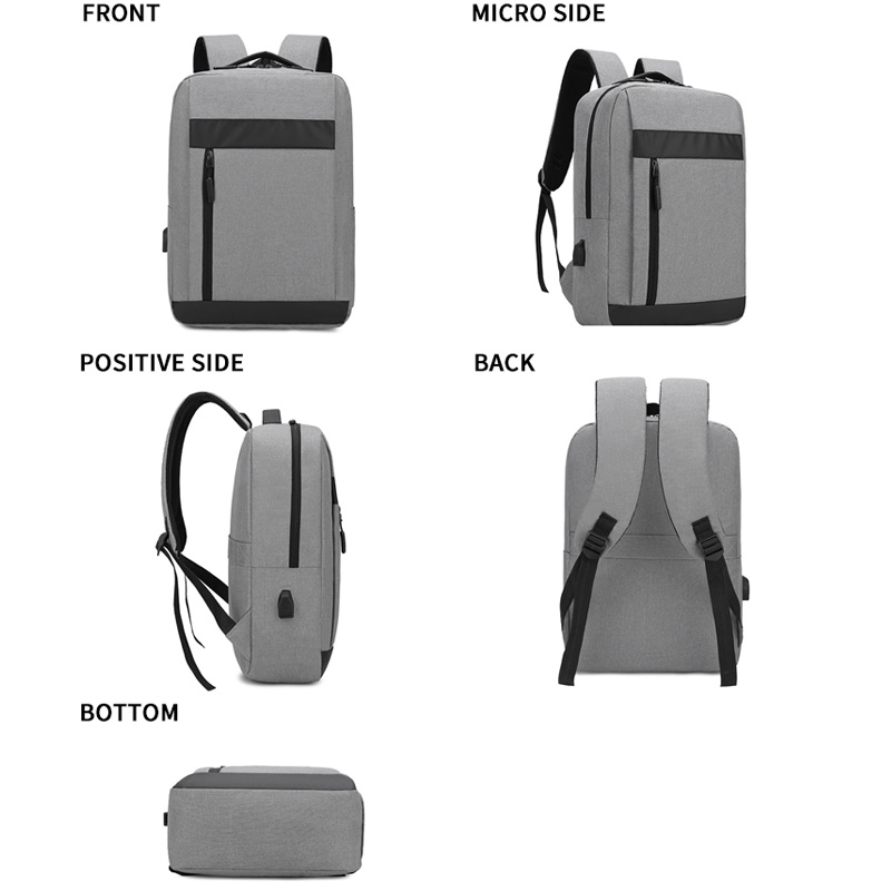 Smart usb waterproof travel business anti-theft laptop backpack