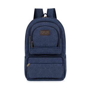 Functional College School Bags Daily Vintage Canvas Backpack