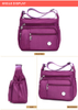 Nylon women waterproof shoulder sling messenger custom bag 