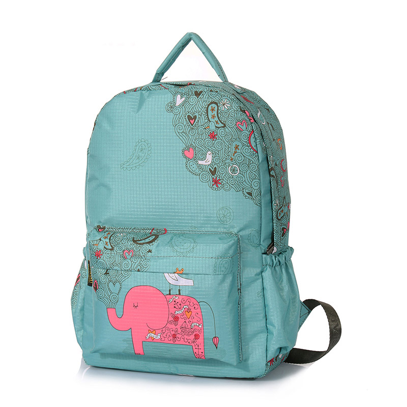 Custom Polyester Printed Cartoon School Bag Sublimation Backpack
