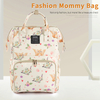 Private label polyester yellow diaper bag for baby