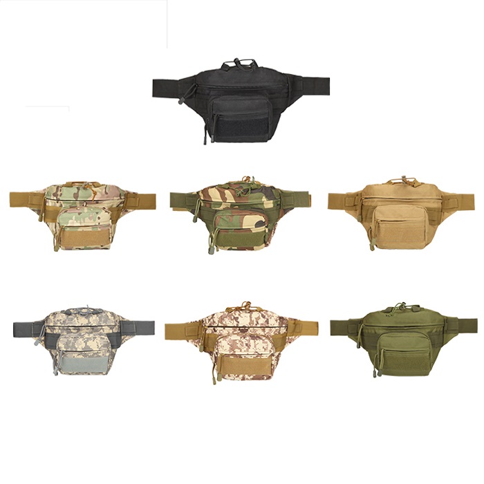 Factory tactical outdoor waist fanny pack camouflage bag