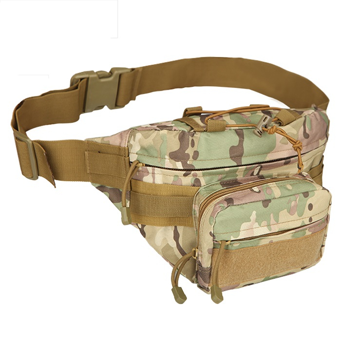 Factory tactical outdoor waist fanny pack camouflage bag