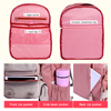 Manufacture female bagpack polyester laptop backpack custom bag 