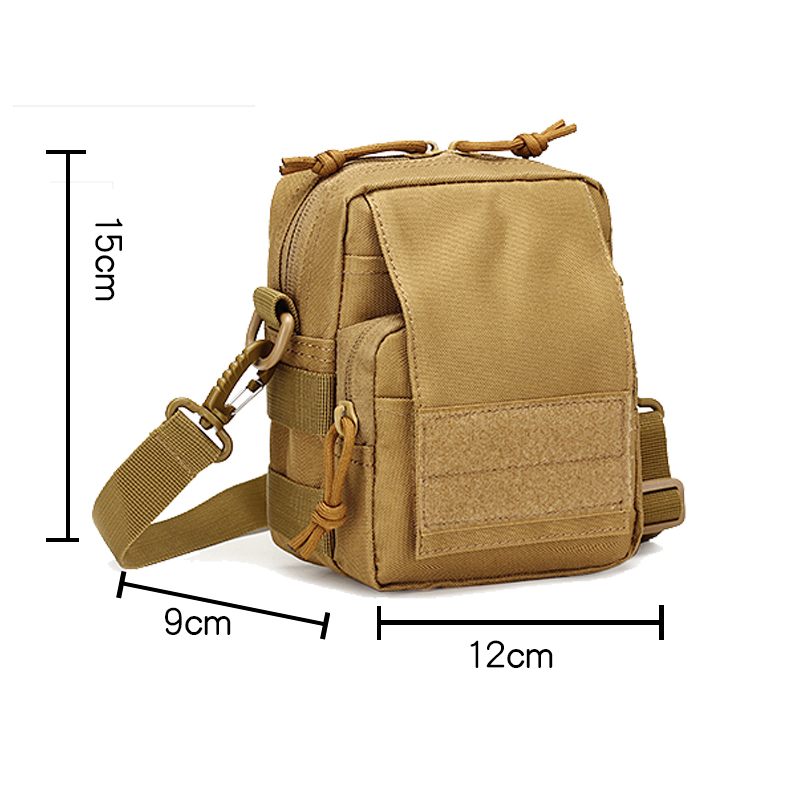 Tactical carry-on waterproof mini crossbody shoulder camouflage bag