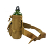 Military shoulder waist camouflage bag with water bottle holder