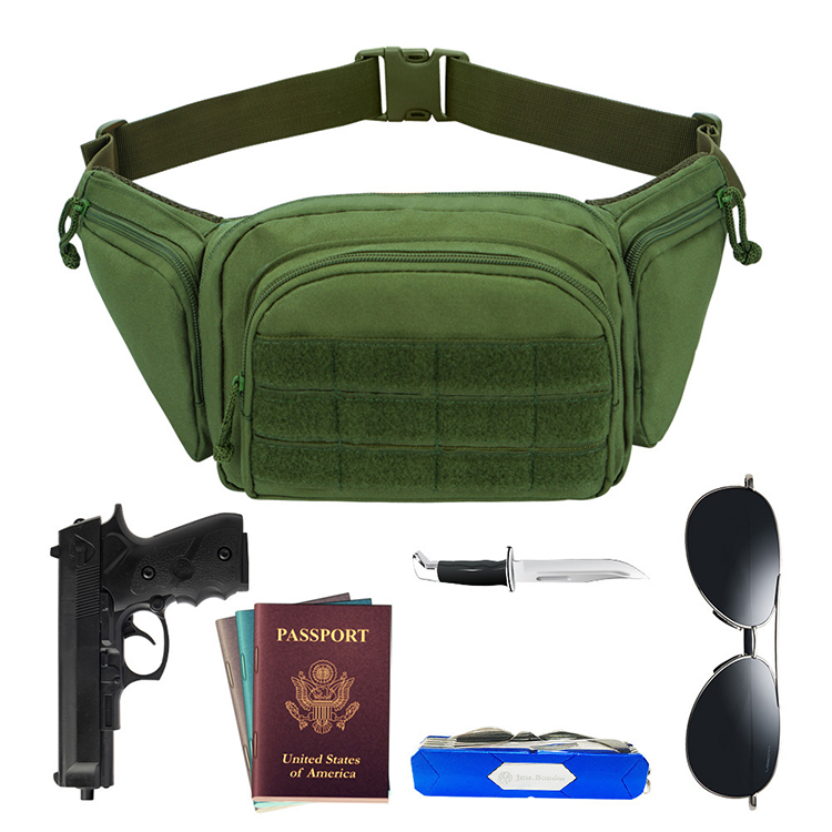 Tactcial carry fanny pack outdoor shooting gun holster