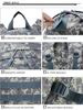 Jedi survival level-3 camouflage waterproof tactical 3D bag backpack