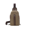 custom canvas one shoulder backpack sling mini chest bag