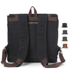 waterproof vintage waxed canvas book bag school backpack 