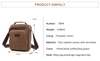 Leather mens small crossbody colleague canvas messenger bag