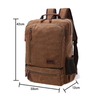 good quality Khaki Canvas Backpack For work