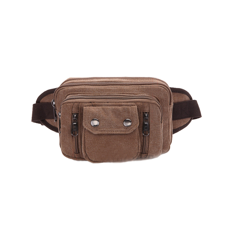 custom waist fanny pack canvas bag for college
