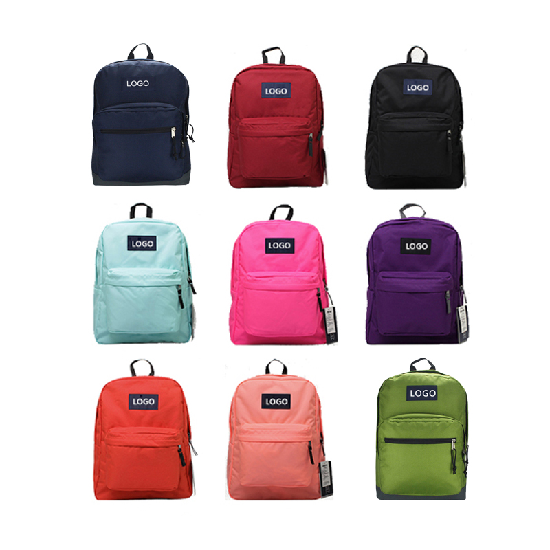 Travel polyester bookbag laptop school backpack custom bag 