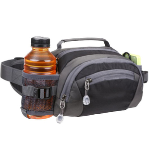 Polyester portable outdoor sports gym waist custom bag