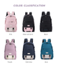 Waterproof rucksack nylon travel school backpack custom bag 