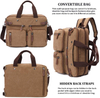 Custom Backpack Vintage Messenger Men Handbag Canvas Bag