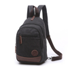 male black Canvas Backpack for college