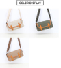 Simple canvas leather women daily female messenger bag