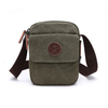 plain canvas mini college student shoulder messenger bag