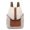 Cotton bagpack fancy girl leather backpack canvas bag 