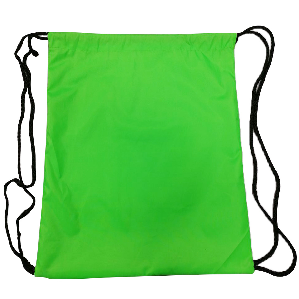 Advertising backpack waterproof polyester drawstring gift custom bag