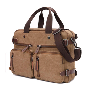 Custom Backpack Vintage Messenger Men Handbag Canvas Bag