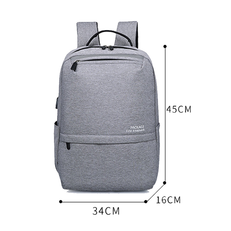  USB anti-theft waterproof laptop oxford backpack custom bag 