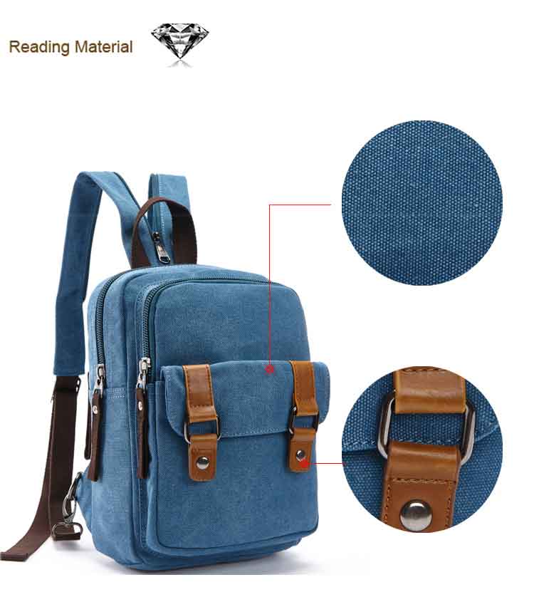mini laptop Canvas bag backpack in winter