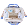 Large Capacity Grey Backpack Diaper Bag For Baby