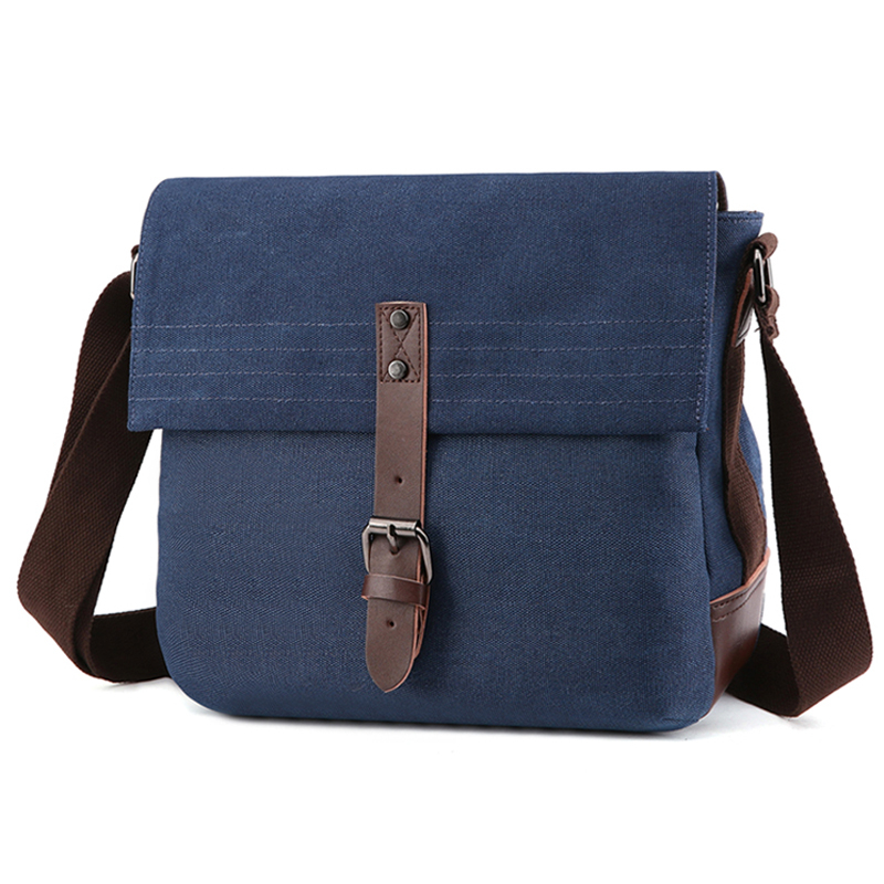 travel crossbody leisure young man messenger canvas bag