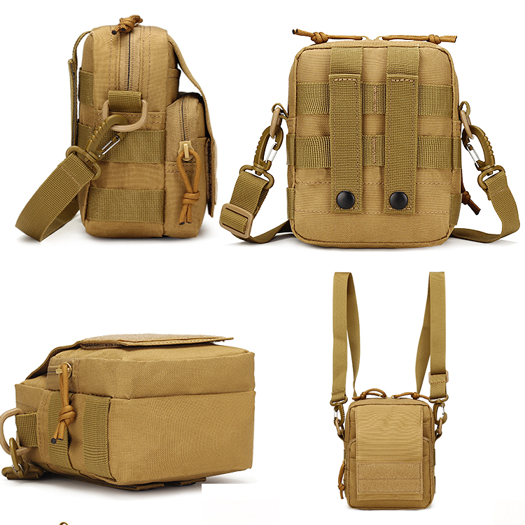 Tactical carry-on waterproof mini crossbody shoulder camouflage bag