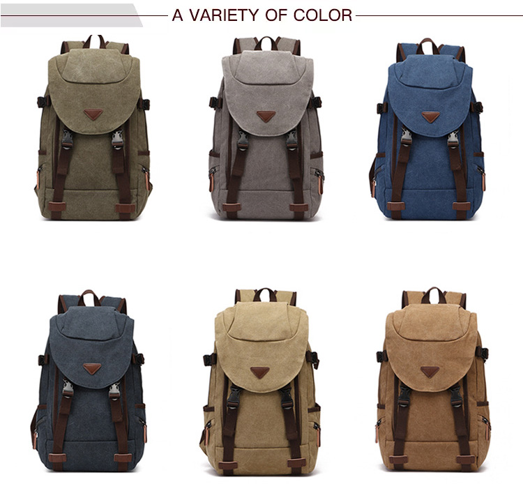 Large Bagpack Travel Fashion School Backpack Canvas Bag 