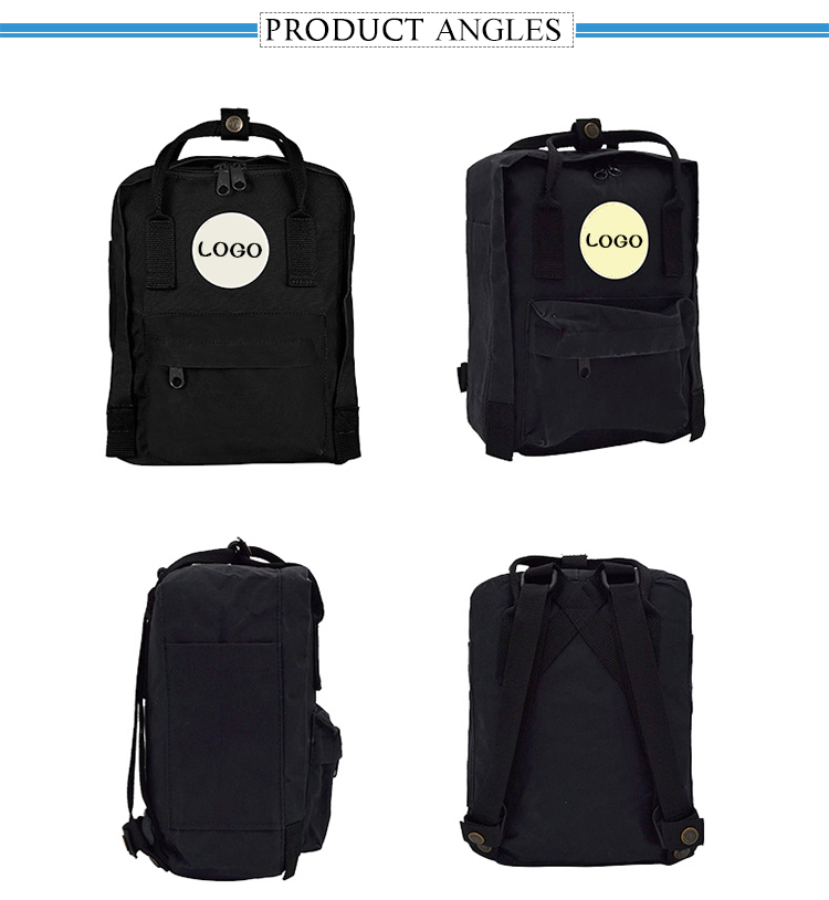 custom blank bagpack vinylon female outdoor travel backpack