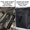 Insulated food delivery cooler custom bag with cup holders