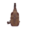 Canvas custom crossbody messenger bag men chest pack