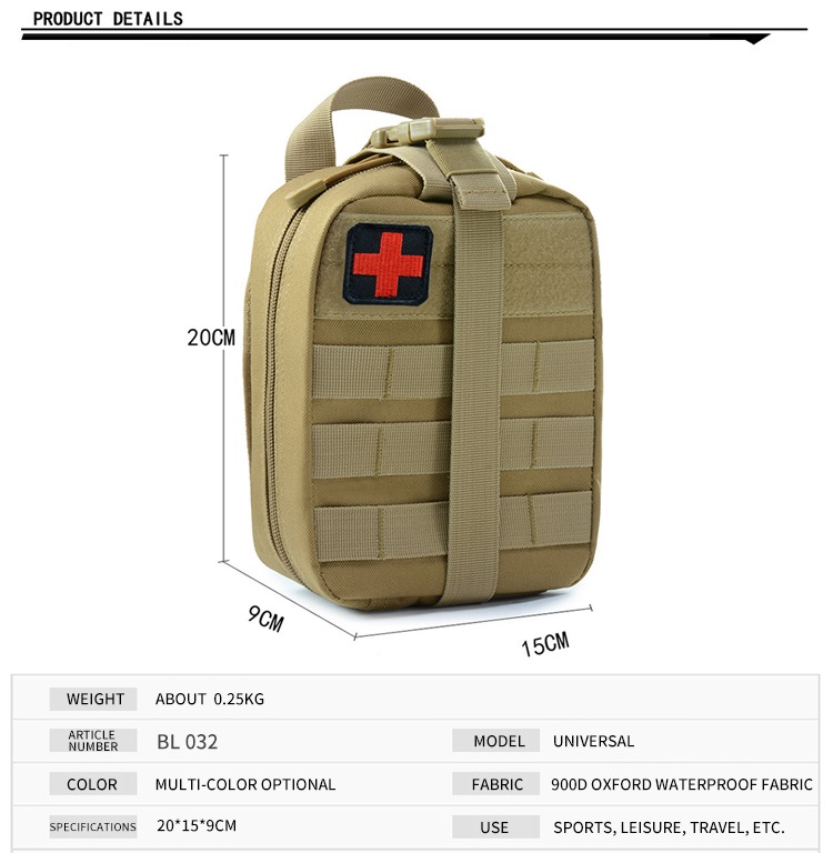 Tactical Medical Military First Aid Pouch Camouflage Bag