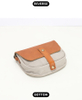 canvas leather satchel shopping messenger crossbody sling bag 