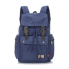 leisure travel custom drawstring canvas backpack for men