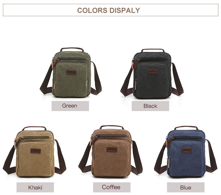 Leather mens small crossbody colleague canvas messenger bag