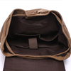 small Coffee Canvas Backpack for youth