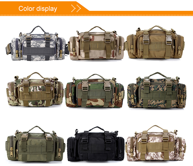 Fanny pack cycling molle tactical waist camouflage bag